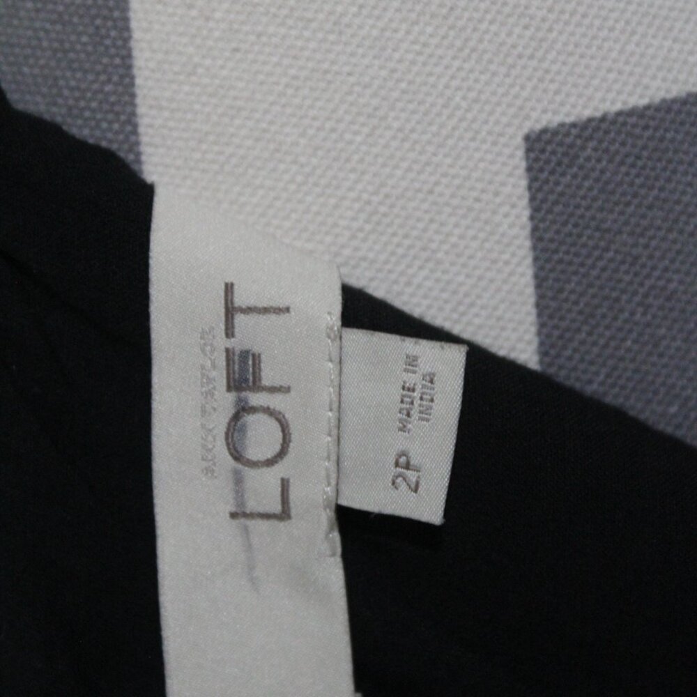 loft sleeveless A-line mini black dress (37) - Picture 10 of 15